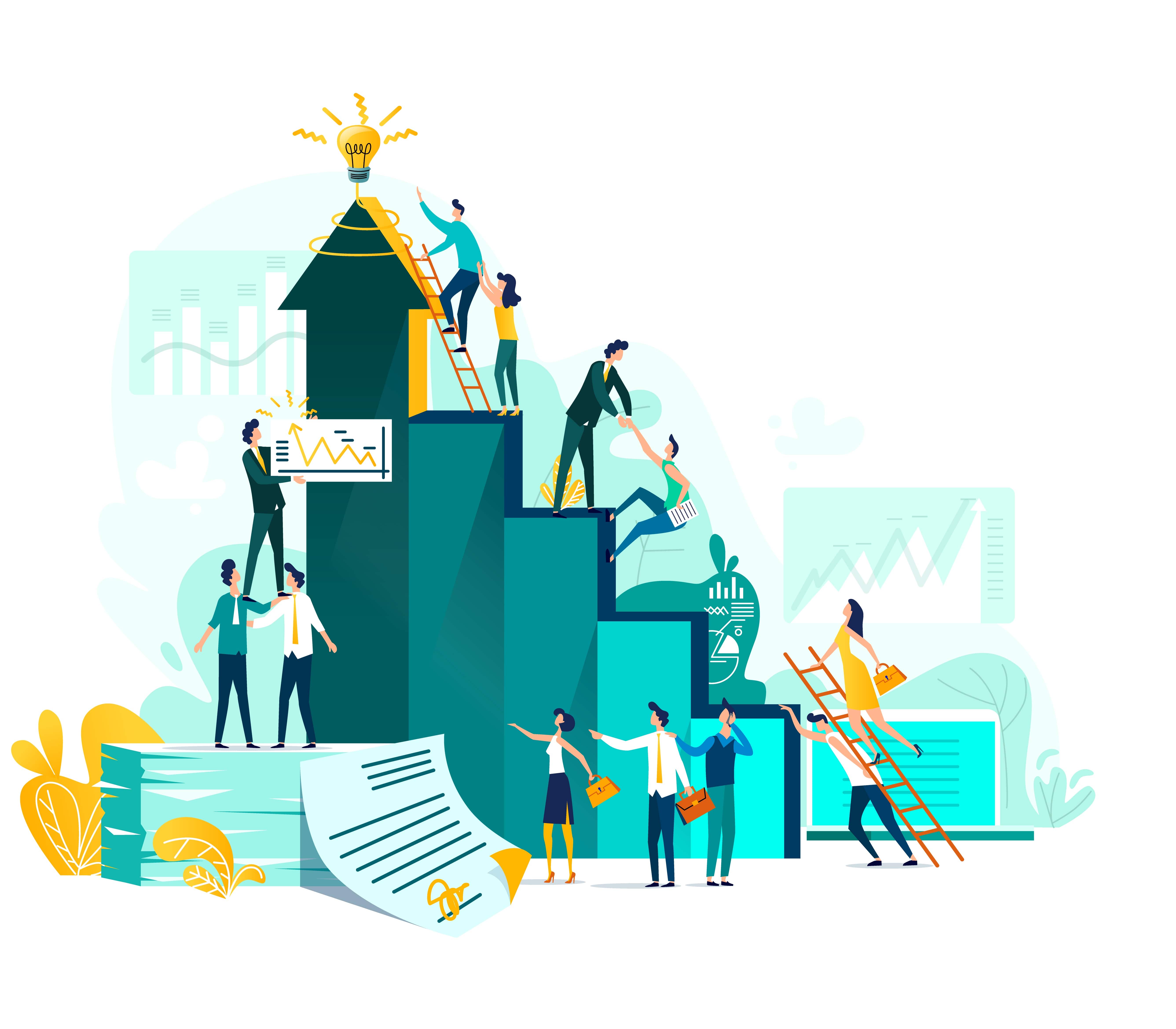 Data Collection & Market Intelligence illustration